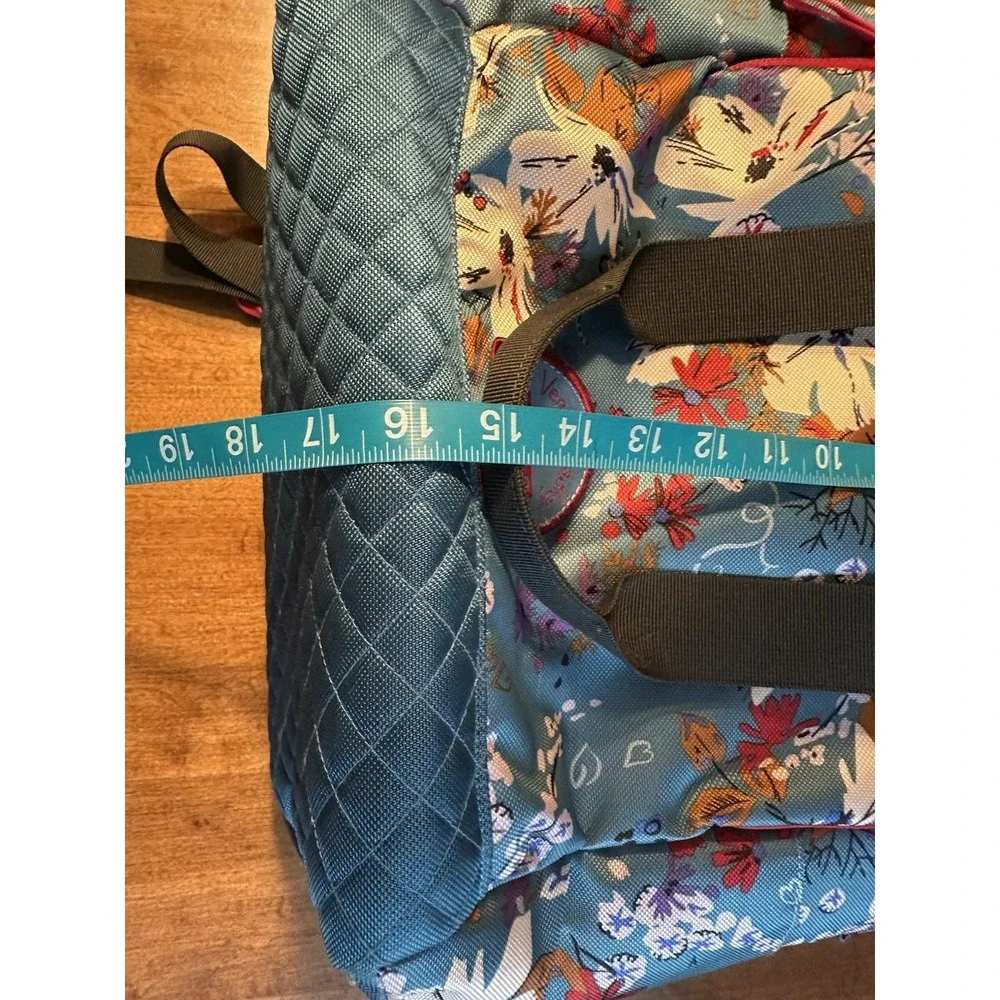 Vera Bradley + Coleman Cooler Backpack Wildflowers Blue Limited Edition